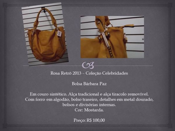 Bolsa Bárbara Paz