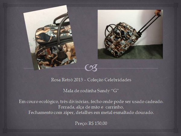 Mala de rodinha Sandy G