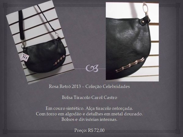 Bolsa Tiracolo Carol Castro