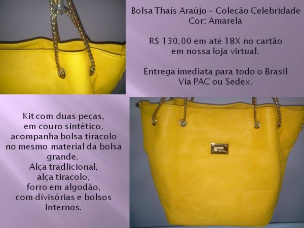 Bolsa Thais Araújo