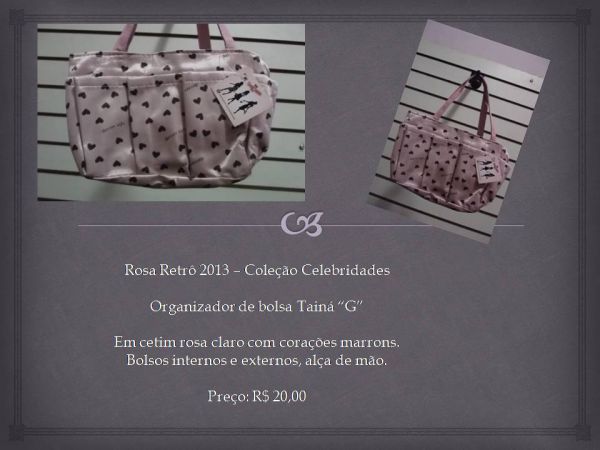 Organizador de bolsa Tainá G