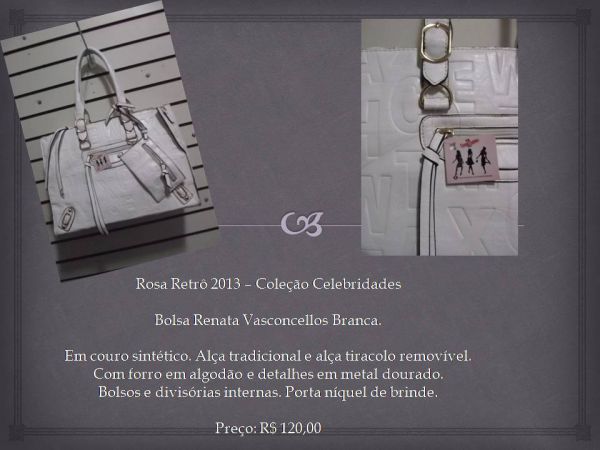 Bolsa Renata Vasconcellos